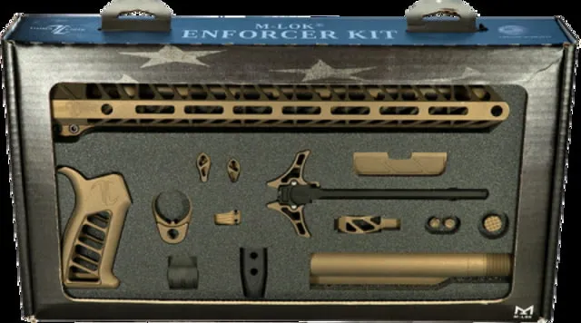 Timber Creek TCO Enforcer Complete Build Kit for AR-15 M-LOK Ambidextrous Burnt Bronze Enforcer Kits BB
