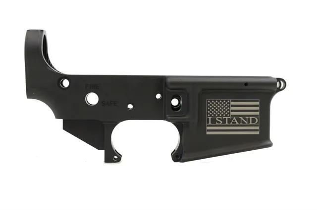 "I Stand" AR-15 Stripped Lower Receiver - 516446970