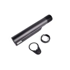 Armaspec Carbine Buffer Tube Kit w/End Plate and Castle Nut Black