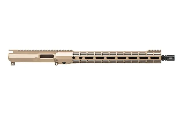 Aero Precision EPC-9 Threaded Complete Upper Receiver 16in 9mm w/ ATLAS S-ONE 15in Handguard FDE