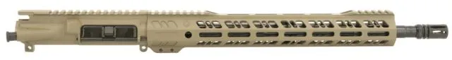 Grid Defense Complete Upper Receiver 5.56mm 16 inch Carbine Length 4150 M4 Barrel 1-7 Twist 14 inch M-LOK Rail A2 Flash Hider Flat Dark Earth