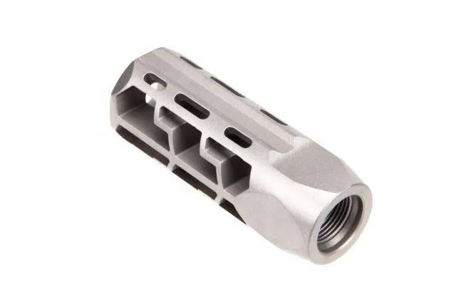 Ascend Armory .223/5.56 Muzzle Brake MOD 2 – Titanium – Bead Blast