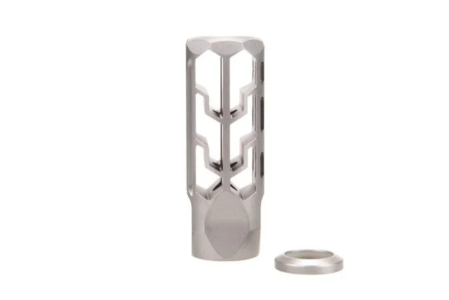 Ascend Armory .223/5.56 Muzzle Brake MOD 2 – Titanium – Bead Blast