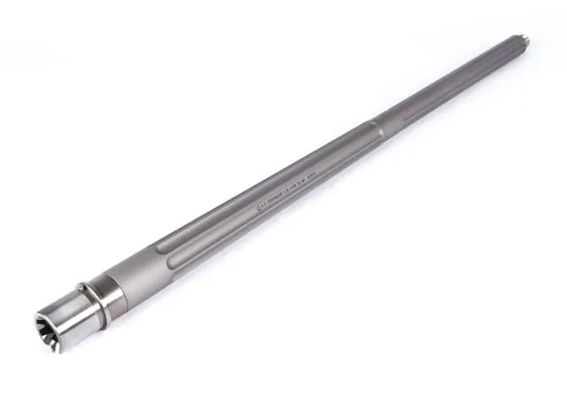 Ballistic Advantage Threaded Barrel 6.5mm Creedmoor 22in Heavy Fluted Rifle 1-8 Twist 5/8x24 Thread Bead Blasted Stainless Steel