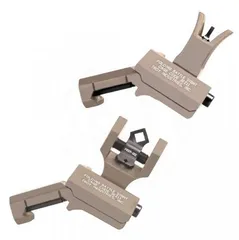 Troy BattleSights 45 Degree Offset Folding M4 Front & Di-Optic Rear Set Flat Dark Earth