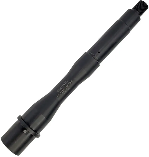 White Label Armory AR-15 5.56 NATO Threaded Barrel 7.5in Government Profile Pistol Length 1-7 Twist Black