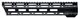 JL Billet Angled AR-15 M-LOK Free-Float Handguard 11 inch Black