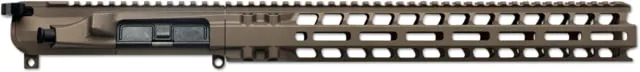 Radian Weapons Model 1 Upper Receiver & Hand Guard Set 14 in Handguard M-LOK w/ Raptor-SD Charging Handle Barrel Nut & Forward Assist Radian Brown