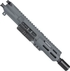 ABC RIFLE COMPANY AR-15 7.62x39mm Micro Pistol 5in Barrel M-LOK Handguard Upper Receiver w/BCG And Charging Handle Sniper Grey