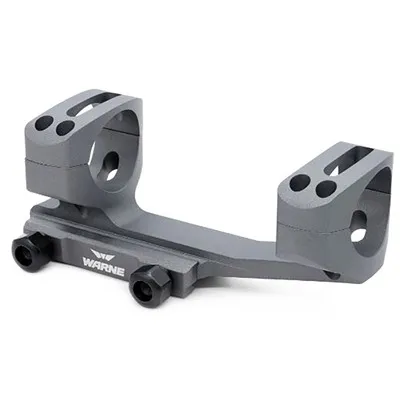 LR-Skel Extended Skeletonized Msr Mounts - 30mm Ultra High (1.435") 0 MOA Mount, Tactical Gray