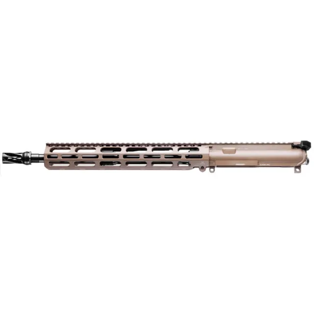 VKTR Industries 13.7in VK-1 Complete AR-15 Upper w/ HUX WRX Flash Hider XL QD Cerakote Magpul FDE