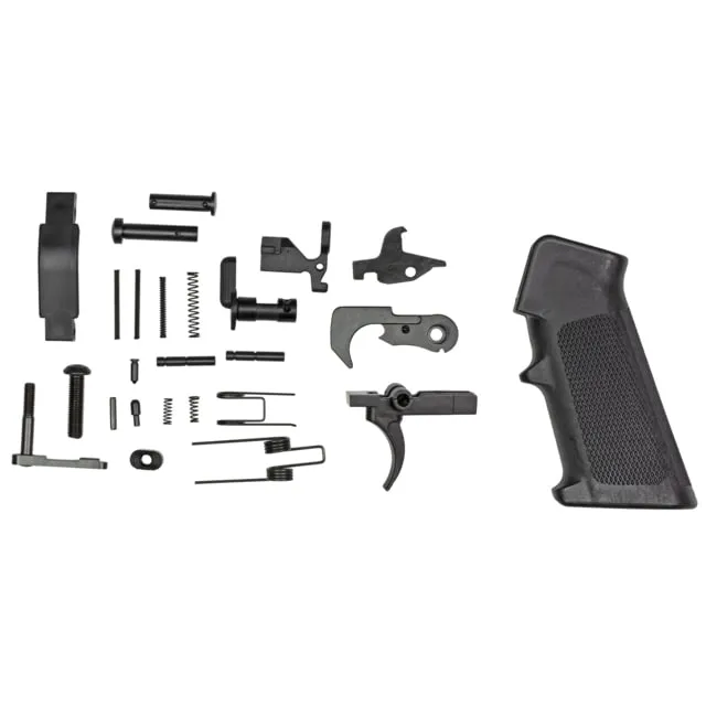 Odin Works Enhanced Lower Parts Kit Black Fits AR15