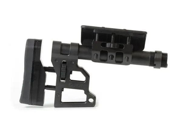 MDT Skeleton Carbine Stock Adjustable Cheek Pad 9.75 inch Black