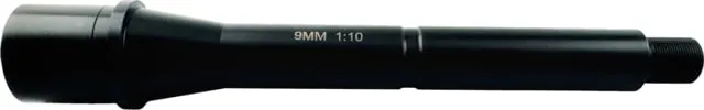 FM Products Mike-9 Ultralight AR-15 9mm Luger Threaded Rifle Barrel 7 inch 1-10 Twist 1/2x28 Salt Bath Nitride Black
