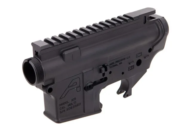 Aero Precision AR15 STRIPPED RECEIVER SET - BLACK