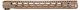 Grey Ghost Precision M-LOK Handguard AR-15 17 inch Aluminum 0.868 lb FDE Cerakote