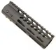 Guntec USA Ultra Lightweight Thin M-LOK Free Floating Handguard w/Monolithic Top Rail 7in Black