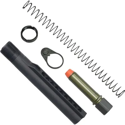Heavy Kspec AR15 A5-Length H3 Buffer Tube Kit W/6.5oz Buffer Black