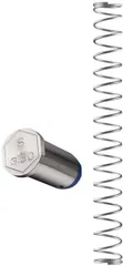 Maxim Defense Industries AR-15 SCW Buffer and Spring - Standard - 3.3 oz. Silver/Blue