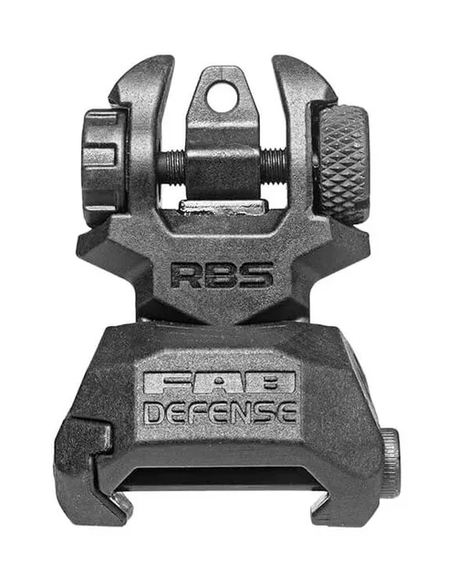 FAB Defense RBS AR-15 Iron Sight Rear Flip Up