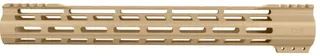 ABC RIFLE COMPANY Super Slim Free Float Hybrid Top Cut AR-15 M-LOK Handguard 15in Cerakote Flat Dark Earth