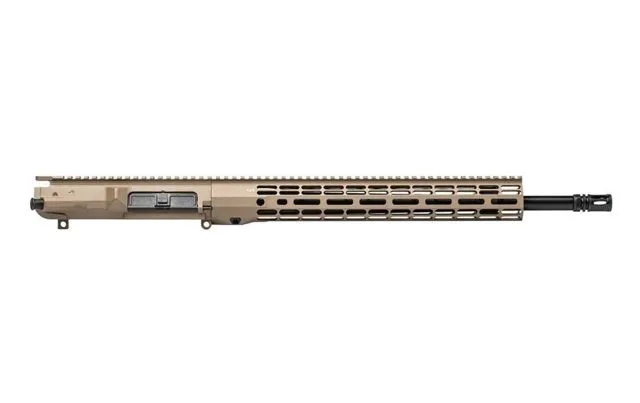 Aero Precision M5 Complete Upper Receiver 18in .308 Rifle Barrel w/ATLAS R-ONE 15in M-LOK Handguard Anodized Flat Dark Earth
