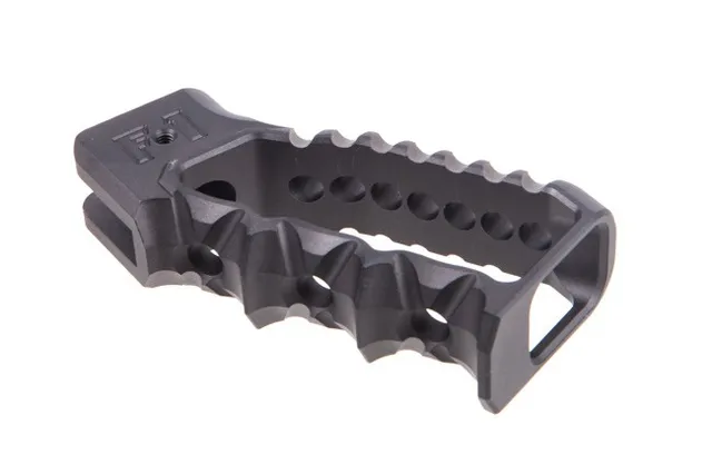 F-1 Firearms Skeletonized Grip w/ finger grooves - Black