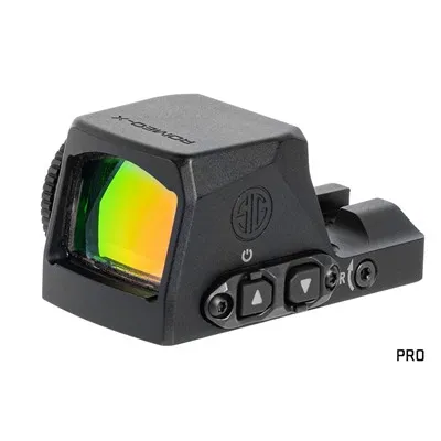 Open Reflex Romeo-X Circle Dot Reticle Pro Footprint Black