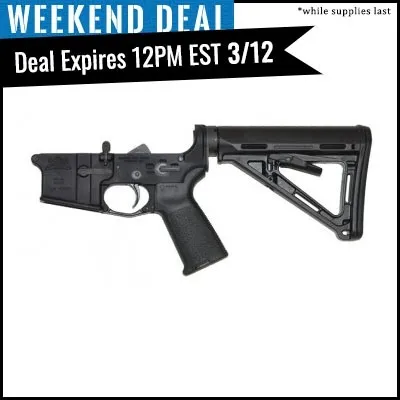 PSA AR-15 Complete Lower Magpul MOE Edition - Black, No Magazine - 5165447832