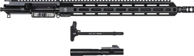 Stern Defense AR-15 Upper Receiver 9mm 16.1in Barrel 15in MLOK Rail SD BU9 Bolt SD CH1 Charging Handle SCB 9 Comp Break Black 015-SD15INCHMOD4-KK