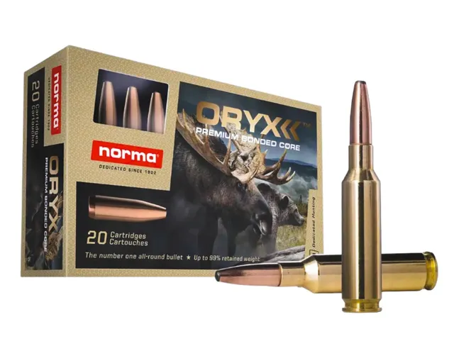 Norma ORYX 6.5 Creedmoor 156 gr Bonded SP Rifle Ammo, 20Rds