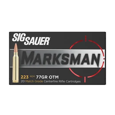 Elite Match Grade 223 Remington 77gr Matchking OTM 20/Box