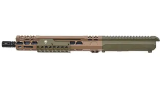 Bilson Arms BA-15FC 338 ARC 12.5in Forward Complete Upper Assembly Pistol Length 1-8 Twist 5/8x24 FDE/Sniper Green