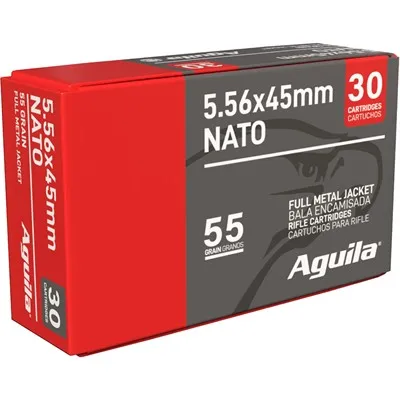 Range 5.56x45 NATO 55gr Full Metal Jacket 30/Box