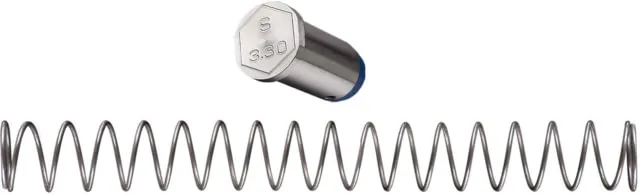 Maxim Defense Industries CQB Buffer & Spring - STD - 3.3 oz. Silver/Blue