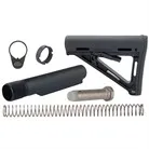 AR-15 MOE Stock Assy Collapsible Mil-Spec BLK