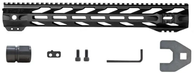 STNGR RPTR M-LOK Free Float Handguard for AR15/M4 Anodized Black 15in