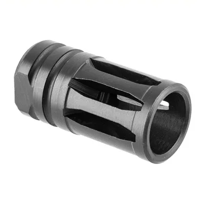 Brn AR-15 A2 Flash Hider, 9mm, 1/2"-36 Threads, Black Oxide