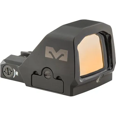 Open MPO-F 3/33 MOA Bullseye Red Dot Reticle RMR Footprint Black