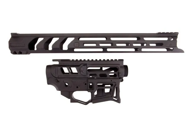 Lead Star Arms LSA-15 - Skeletonized AR-15 Builder's Set with 17" LSA-15 Free Float - Black