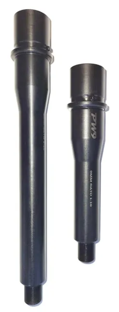 PW9 AR Pistol Barrel 9mm 1-10 Twist 1/2-28 Thread 4.5in Black 4.5in