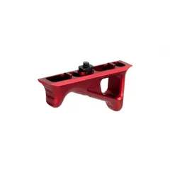 AIM Sports Inc M-LOK Angled Fore Grip/Hand Stop Anodized Red Small