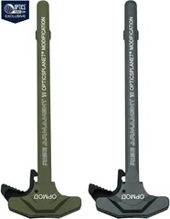 RISE Armament OPMOD RA-212 Extended Latch Charging Handle Green