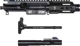 Stern Defense SD 4in Mod4 M-LOK 4in Barrel 9mm Black Complete Upper Receiver Black SDINBRLKK