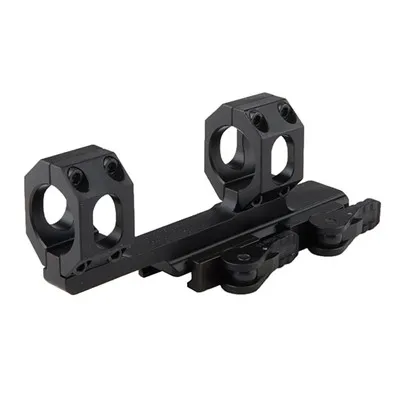 Recon Quick Detach Scope Mounts - 1" 0 MOA 2" Cantilever Mount, Black