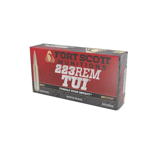Fort Scott Munitions Tumble Upon Impact .223 Remington 55 gr Ammo SCS