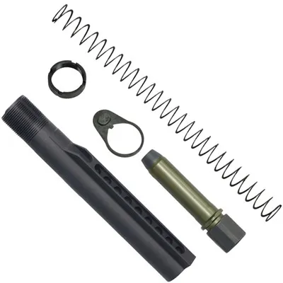 Heavy Kspec AR15 A5-Length H1 Buffer Tube Kit W/4.7oz Buffer Black