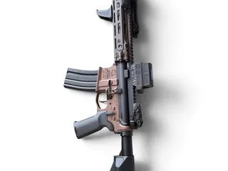 DD MK18 FDE SBR on a Griffin MK2 Terra Brown Lower