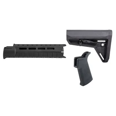 Polymer MOE SL Furniture Set M-LOK Mid-Length For AR-15 Black
