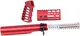 Guntec USA AR-15 4in Pistol Brace Build Kit With Milspec Buffer Tube Anodized Red